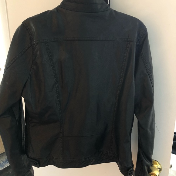 Blank NYC black began leather jacket - Picture 3 of 4